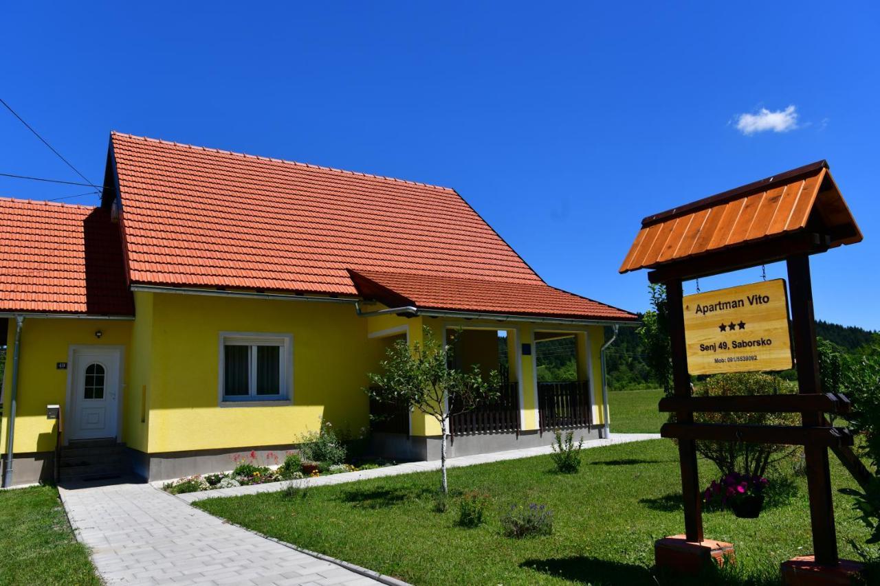 Apartman Vito Saborsko Bagian luar foto